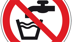 Trinkwasserverbot